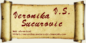 Veronika Šućurović vizit kartica